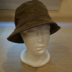 Nine West Bucket Hat Olive Green Casual.